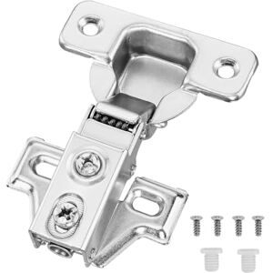 VEVOR Cerniere per Mobili, 60 Pezzi, Cerniere per Ante di Mobili da Cucina a Sovrapposizione Parziale, Apertura a 100° Cerniere per Mobili Nascoste, per Tipi di Mobili con Cornice e Senza Cornice VEVOR Cerniere per Mobili, 60 Pezzi, Cerniere per Ante di Mobili da Cucina a Sovrapposizione Parziale, Apertura a 100° Cerniere per Mobili Nascoste, per Tipi di Mobili con Cornice e Senza Cornice