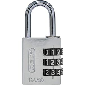 ABUS Lucchetto a combinazione in alluminio 144/30, con numeri grandi, ABUS Lucchetto a combinazione in alluminio 144/30, con numeri grandi,