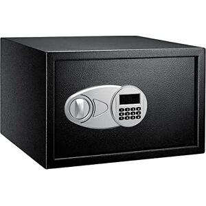 Amazon Basics Cassaforte in acciaio con Serratura con tastiera digitale, 34 litri, 43 x 37 x 27 cm (larghezza x profondità x altezza), per custodire denaro, contanti, gioielli, documenti, nero Amazon Basics Cassaforte in acciaio con Serratura con tastiera digitale, 34 litri, 43 x 37 x 27 cm (larghezza x profondità x altezza), per custodire denaro, contanti, gioielli, documenti, nero