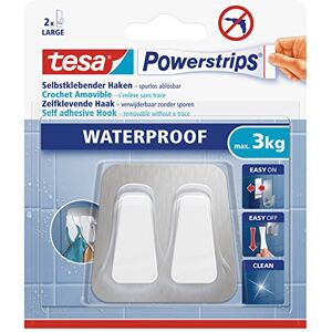 Tesa Powerstrips Waterproof Duo Hook metal-plastic Tesa Powerstrips Waterproof Duo Hook metal-plastic