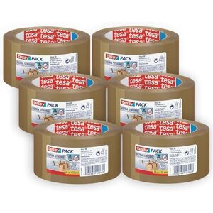 Tesa pack Ultra Forte Nastro Adesivo d'Imballaggio in PVC Solido e Sicuro Marrone 6x 66 m x 50 mm Tesa pack Ultra Forte Nastro Adesivo d'Imballaggio in PVC Solido e Sicuro Marrone 6x 66 m x 50 mm