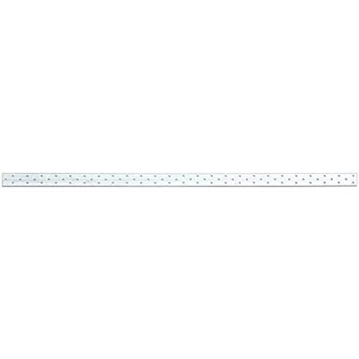 Alberts Lastrina di giunzione piana multiforo, zincata con procedimento Sendzimir, 1000 x 40 mm Alberts Lastrina di giunzione piana multiforo, zincata con procedimento Sendzimir, 1000 x 40 mm