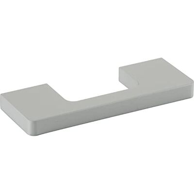 OBF Grimme Maniglia per mobili Agenor quadrata, larghezza 90 mm, alluminio anodizzato, argento, distanza tra i fori 64 mm OBF Grimme Maniglia per mobili Agenor quadrata, larghezza 90 mm, alluminio anodizzato, argento, distanza tra i fori 64 mm