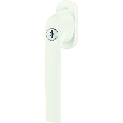 Roto Maniglia Samba serrabile 40 Nm con logo, bianco traffico, lunghezza perno 32 mm Roto Maniglia Samba serrabile 40 Nm con logo, bianco traffico, lunghezza perno 32 mm