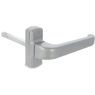 Amig Maniglia per porta con rosetta Modello Alluminio 132 x 70 mm Quadrato 8 mm Colore: Alluminio argento Amig Maniglia per porta con rosetta Modello Alluminio 132 x 70 mm Quadrato 8 mm Colore: Alluminio argento