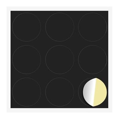 vidaXL Copertura Vite Adesiva 12 pz Nero Ø 20 x 0,5 mm Carta Rivestita vidaXL Copertura Vite Adesiva 12 pz Nero Ø 20 x 0,5 mm Carta Rivestita