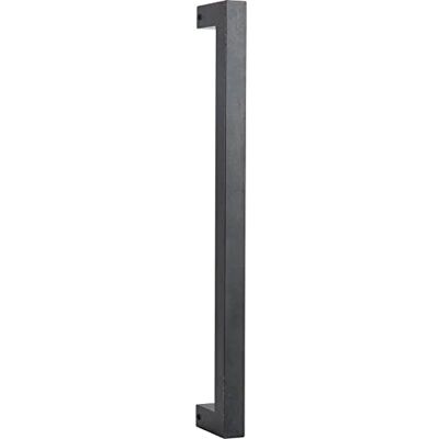 HALCÖ Maniglia per porta HT, lunghezza 800 mm, maniglia per porte in legno e vetro, acciaio nero oliato, argento HALCÖ Maniglia per porta HT, lunghezza 800 mm, maniglia per porte in legno e vetro, acciaio nero oliato, argento