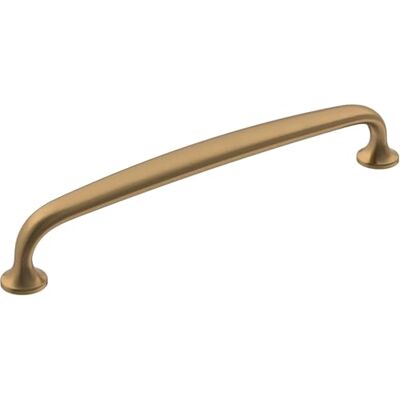 Amerock Maniglia per armadietto, bronzo champagne, 160 mm, centro a centro, fama, confezione da 1, maniglia per armadietti, hardware per armadietti Amerock Maniglia per armadietto, bronzo champagne, 160 mm, centro a centro, fama, confezione da 1, maniglia per armadietti, hardware per armadietti