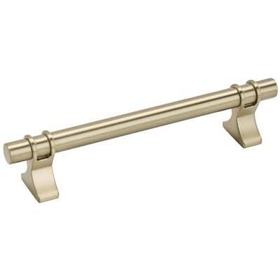 Amerock Davenport, maniglia per cassetto, 128 mm da centro a centro, colore champagne dorato, 128 mm, confezione da 1, maniglia per cassetti, ferramenta per armadietti Amerock Davenport, maniglia per cassetto, 128 mm da centro a centro, colore champagne dorato, 128 mm, confezione da 1, maniglia per cassetti, ferramenta per armadietti