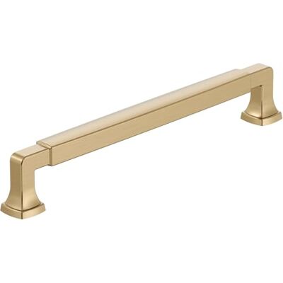 Amerock Maniglia per mobiletto in bronzo champagne, altezza da centro a centro da 192 mm Amerock Maniglia per mobiletto in bronzo champagne, altezza da centro a centro da 192 mm