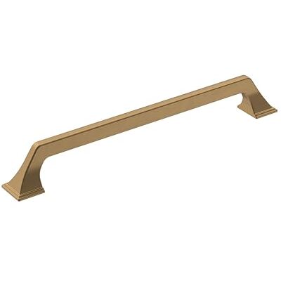 Amerock Maniglia per armadietto, color bronzo champagne, 224 mm, da centro a centro, superata, confezione da 1, maniglia per armadietto, ferramenta per armadietti Amerock Maniglia per armadietto, color bronzo champagne, 224 mm, da centro a centro, superata, confezione da 1, maniglia per armadietto, ferramenta per armadietti