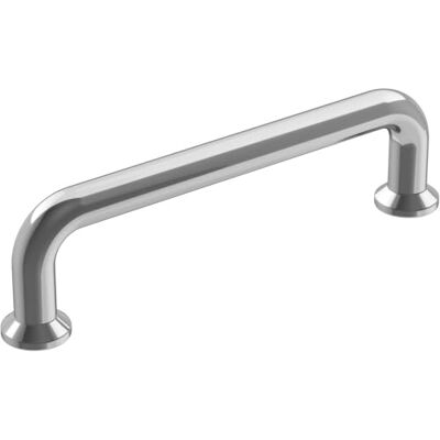 Amerock Maniglia per armadietto, cromo lucido, 96 mm, da centro a centro, fattore di fissaggio, confezione da 1, maniglia per armadietti, hardware per armadietti Amerock Maniglia per armadietto, cromo lucido, 96 mm, da centro a centro, fattore di fissaggio, confezione da 1, maniglia per armadietti, hardware per armadietti