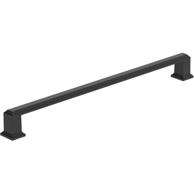 Amerock Maniglia per armadietto, colore: nero opaco Amerock Maniglia per armadietto, colore: nero opaco