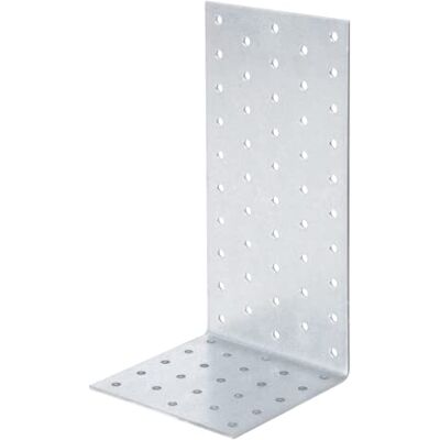 Alberts Staffa di montaggio, Zincato Sendzimir, 100 x 200 x 100 mm, Connettore in legno, grigio Alberts Staffa di montaggio, Zincato Sendzimir, 100 x 200 x 100 mm, Connettore in legno, grigio