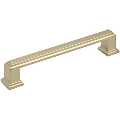 Amerock Tirante per armadietti Champagne dorato 128 mm da centro a centro Nomina Confezione da 1 Maniglia per cassetti Hardware per armadi Amerock Tirante per armadietti Champagne dorato 128 mm da centro a centro Nomina Confezione da 1 Maniglia per cassetti Hardware per armadi