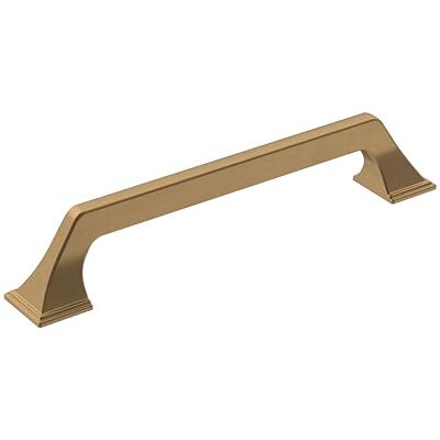 Amerock Maniglia per armadietto, color bronzo champagne, 160 mm, da centro a centro, superata, confezione da 1, maniglia per armadietto, ferramenta per armadietti Amerock Maniglia per armadietto, color bronzo champagne, 160 mm, da centro a centro, superata, confezione da 1, maniglia per armadietto, ferramenta per armadietti