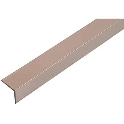 Alberts 431945 Profilo angolare autoadesivo alluminio, rivestimento in plastica macchiato 1150 x 22,8 x 19 x 1,8 mm Alberts 431945 Profilo angolare autoadesivo alluminio, rivestimento in plastica macchiato 1150 x 22,8 x 19 x 1,8 mm