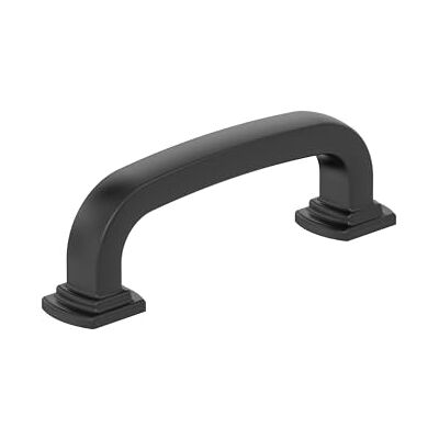 Amerock Maniglia per armadio nero opaco Hardware per armadio da centro a centro da 3 pollici (76 mm) Hardware per mobili Tirante per cassetti Amerock Maniglia per armadio nero opaco Hardware per armadio da centro a centro da 3 pollici (76 mm) Hardware per mobili Tirante per cassetti