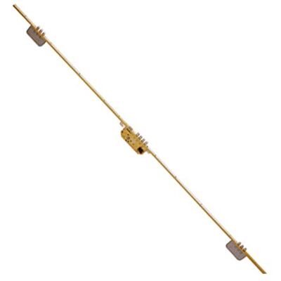 TESA Serratura multipunto di sicurezza, entrata 50 mm, finitura ottone, 3 punti, ganci anti-leva TESA Serratura multipunto di sicurezza, entrata 50 mm, finitura ottone, 3 punti, ganci anti-leva