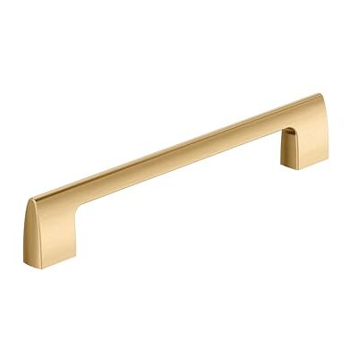 Amerock Riva Maniglia per armadietto, 192 mm, in bronzo champagne, 192 mm Amerock Riva Maniglia per armadietto, 192 mm, in bronzo champagne, 192 mm