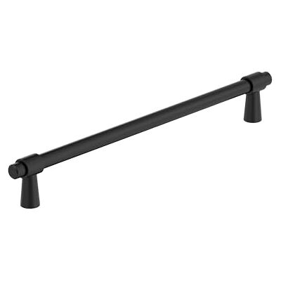 Amerock Destine Maniglia per armadio da centro a centro, 256 mm, colore: Nero opaco Amerock Destine Maniglia per armadio da centro a centro, 256 mm, colore: Nero opaco