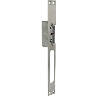 Amig Apriporta elettrico per porte Mod.40 250 x 25 x 3 mm Amperaggio: 1,1 A Include bobina da 8-12 V di corrente alternata Frontale in acciaio inossidabile Amig Apriporta elettrico per porte Mod.40 250 x 25 x 3 mm Amperaggio: 1,1 A Include bobina da 8-12 V di corrente alternata Frontale in acciaio inossidabile