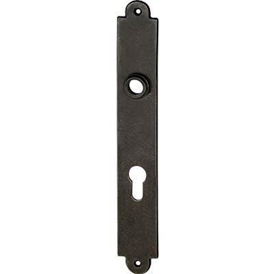 SCHÖRGHOFER 2358GR SCHW Targa lunga GÖTTWEIG, PZ88, ferro zincato annerito, SCHÖRGHOFER 2358GR SCHW Targa lunga GÖTTWEIG, PZ88, ferro zincato annerito,