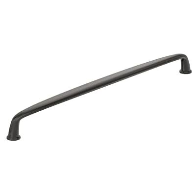 Amerock Kane Maniglia per armadietto, 320 mm, in bronzo nero, da centro a centro Amerock Kane Maniglia per armadietto, 320 mm, in bronzo nero, da centro a centro