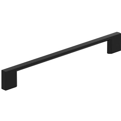 Amerock Maniglia per armadio nero opaco 7-9/16 pollici (192 mm) da centro a centro Confezione da 10 Paesaggio urbano ferramenta per mobili Amerock Maniglia per armadio nero opaco 7-9/16 pollici (192 mm) da centro a centro Confezione da 10 Paesaggio urbano ferramenta per mobili