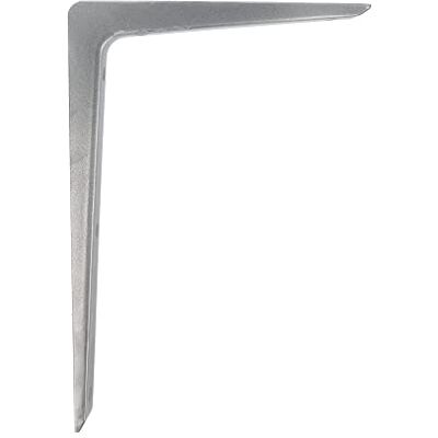 Amig Squadra Metallica per Ripiani Angolo per Scaffali da Parete Supporto in Acciaio Compatibile con Binari Grigio Metallico, 300x200 mm (12'' x 8''), Alluminio Amig Squadra Metallica per Ripiani Angolo per Scaffali da Parete Supporto in Acciaio Compatibile con Binari Grigio Metallico, 300x200 mm (12'' x 8''), Alluminio