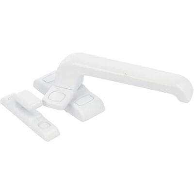 Amig Maniglia di Bloccaggio per Porte e Finestre Mod. Maniglia con Rosetta per Porte Interne e Finestre, Apertura Destra 122 x 70 mm Alluminio Bianco Amig Maniglia di Bloccaggio per Porte e Finestre Mod. Maniglia con Rosetta per Porte Interne e Finestre, Apertura Destra 122 x 70 mm Alluminio Bianco