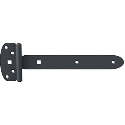 Alberts Gancio a croce, Ovado, con perno rivettato, plastificato grigio grafite, cerniera 242 x 34 mm, cerniera 90 x 45 mm Alberts Gancio a croce, Ovado, con perno rivettato, plastificato grigio grafite, cerniera 242 x 34 mm, cerniera 90 x 45 mm