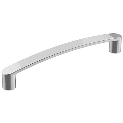 Amerock Maniglia per armadietto, cromato lucido, altezza da centro a centro 128 mm, confezione da 1, maniglia per cassetti, ferramenta per armadietti Amerock Maniglia per armadietto, cromato lucido, altezza da centro a centro 128 mm, confezione da 1, maniglia per cassetti, ferramenta per armadietti