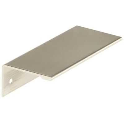 Amerock Edge Pull 3 in (76 mm) centralino per armadietto in nichel satinato, confezione da 10 Amerock Edge Pull 3 in (76 mm) centralino per armadietto in nichel satinato, confezione da 10