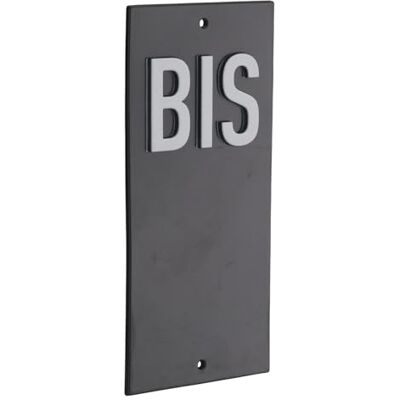 Thirard Targa segnaletica "BIS" 56 x 130 mm, da avvitare – Thirard Targa segnaletica "BIS" 56 x 130 mm, da avvitare –