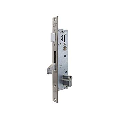 TESA Assa Abloy Serratura Monopunto A Scatola Stretta A Leva Bascolante Gancio Rinforzato Per Profili Metallici Inox Ingresso 20 mm 2240BE TESA Assa Abloy Serratura Monopunto A Scatola Stretta A Leva Bascolante Gancio Rinforzato Per Profili Metallici Inox Ingresso 20 mm 2240BE