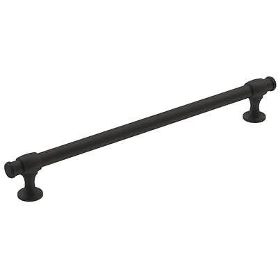 Amerock Maniglia per armadietto, nero opaco, 224 mm, centro a centro, Winsome, confezione da 1, maniglia per armadietti, hardware per armadietti Amerock Maniglia per armadietto, nero opaco, 224 mm, centro a centro, Winsome, confezione da 1, maniglia per armadietti, hardware per armadietti
