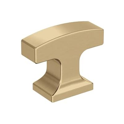 Amerock Pomello per armadietto, bronzo champagne, lunghezza 33 mm, modello Westerly, accessori per cucina e bagno, ferramenta per mobili Amerock Pomello per armadietto, bronzo champagne, lunghezza 33 mm, modello Westerly, accessori per cucina e bagno, ferramenta per mobili