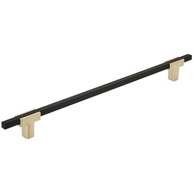 Amerock Tirante per armadietti Oro spazzolato/nero opaco 256 mm da centro a centro Urbanite 1 confezione Maniglia per cassetti Hardware per armadi Amerock Tirante per armadietti Oro spazzolato/nero opaco 256 mm da centro a centro Urbanite 1 confezione Maniglia per cassetti Hardware per armadi