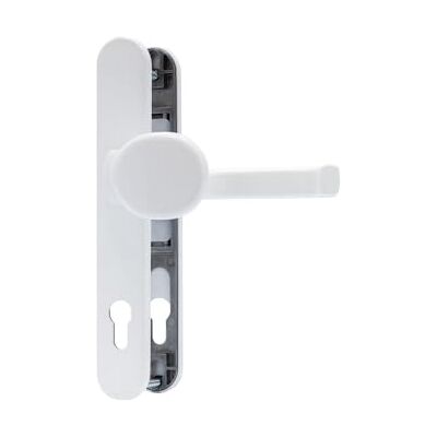 ABUS Maniglia per porta SRG92N W – per porte di casa – con maniglia interna ed esterna – per porte con telaio stretto – bianco ABUS Maniglia per porta SRG92N W – per porte di casa – con maniglia interna ed esterna – per porte con telaio stretto – bianco