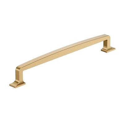 Amerock Westerly Maniglia per armadietto, 224 mm, in bronzo champagne, da centro a centro Amerock Westerly Maniglia per armadietto, 224 mm, in bronzo champagne, da centro a centro