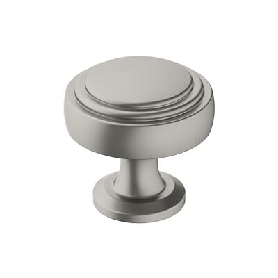 Amerock Pomello per armadietto, nichel satinato, diametro 32 mm, confezione da 1 pezzo, pomello per cassetti, accessori per armadietti Amerock Pomello per armadietto, nichel satinato, diametro 32 mm, confezione da 1 pezzo, pomello per cassetti, accessori per armadietti