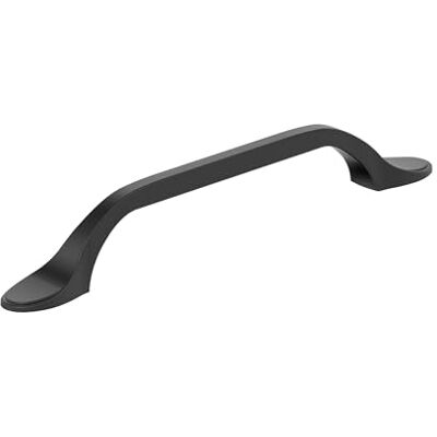 Amerock Miseno MCPTRP6506 Alamanor Maniglia da centro a centro per armadietto, 14 cm, colore: nero opaco Amerock Miseno MCPTRP6506 Alamanor Maniglia da centro a centro per armadietto, 14 cm, colore: nero opaco
