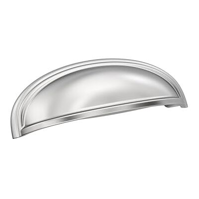 Amerock Ashby Ashby 3" o 4" (76 mm o 102 mm) cromato lucido Hardware per mobili da cucina ferramenta per mobili maniglia del cassetto Amerock Ashby Ashby 3" o 4" (76 mm o 102 mm) cromato lucido Hardware per mobili da cucina ferramenta per mobili maniglia del cassetto