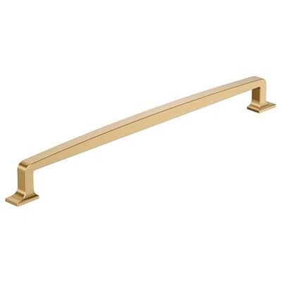 Amerock Westerly Maniglia per armadietto, 320 mm, in bronzo champagne, da centro a centro Amerock Westerly Maniglia per armadietto, 320 mm, in bronzo champagne, da centro a centro