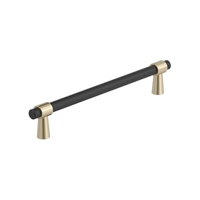 Amerock Mergence 6-5/16 pollici (160 mm) Centro-centro nero opaco/oro Champagne Pull Hardware per mobili Maniglia per cassetti Amerock Mergence 6-5/16 pollici (160 mm) Centro-centro nero opaco/oro Champagne Pull Hardware per mobili Maniglia per cassetti