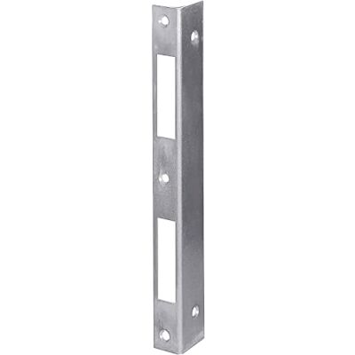 GRUNDMANN Lamiera angolare in argento per porte interne, lamiera di chiusura con 27 mm, guarnizione per porta ÖNORM, acciaio zincato GRUNDMANN Lamiera angolare in argento per porte interne, lamiera di chiusura con 27 mm, guarnizione per porta ÖNORM, acciaio zincato