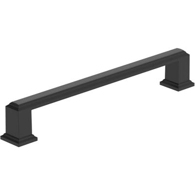 Amerock Maniglia per armadietto, colore: nero opaco Amerock Maniglia per armadietto, colore: nero opaco