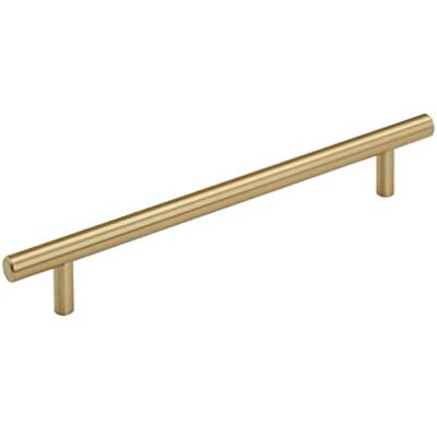 Amerock Tirante per armadietti Bronzo champagne 7-9/16 pollici (192 mm) da centro a centro Tiranti per barre Confezione da 1 Maniglia per cassetti Hardware per armadi Amerock Tirante per armadietti Bronzo champagne 7-9/16 pollici (192 mm) da centro a centro Tiranti per barre Confezione da 1 Maniglia per cassetti Hardware per armadi