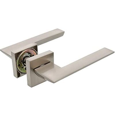 Amig Set di maniglie per porte mod. ZORA 52 x 146 mm Con Bocallave Design elegante e semplice Maniglia ergonomica di presa Alluminio satinato Amig Set di maniglie per porte mod. ZORA 52 x 146 mm Con Bocallave Design elegante e semplice Maniglia ergonomica di presa Alluminio satinato